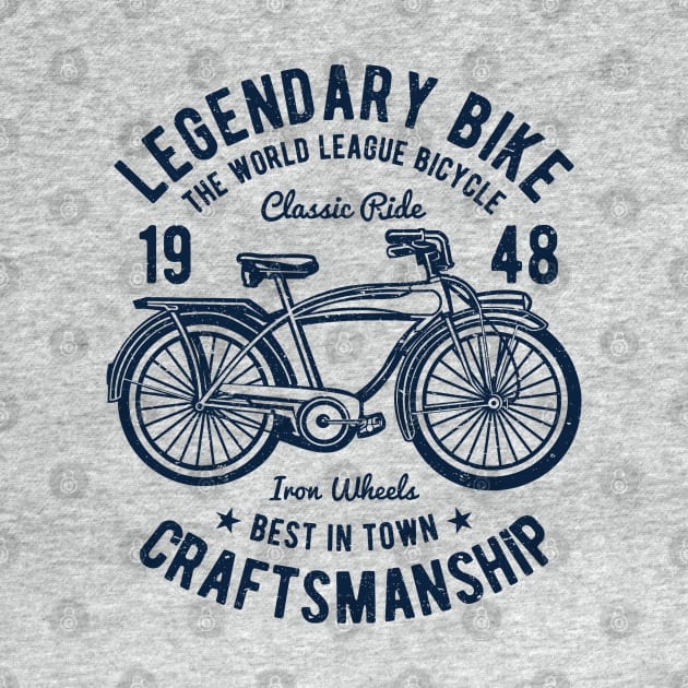 Legendary Bike Craftsmanship Classic Ride Iron Wheels Bicycle by JakeRhodes